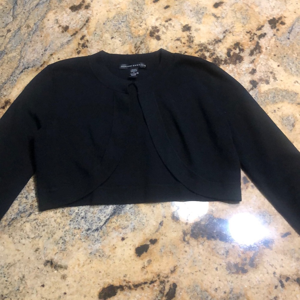 Beautiful black Spencer evening medium sweater